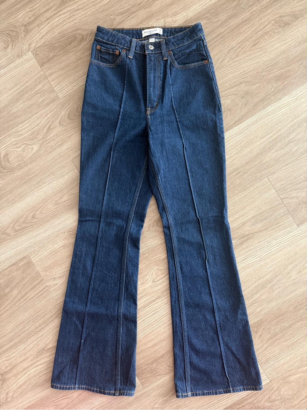 Abercrombie & Fitch Dark Blue Flared Jeans